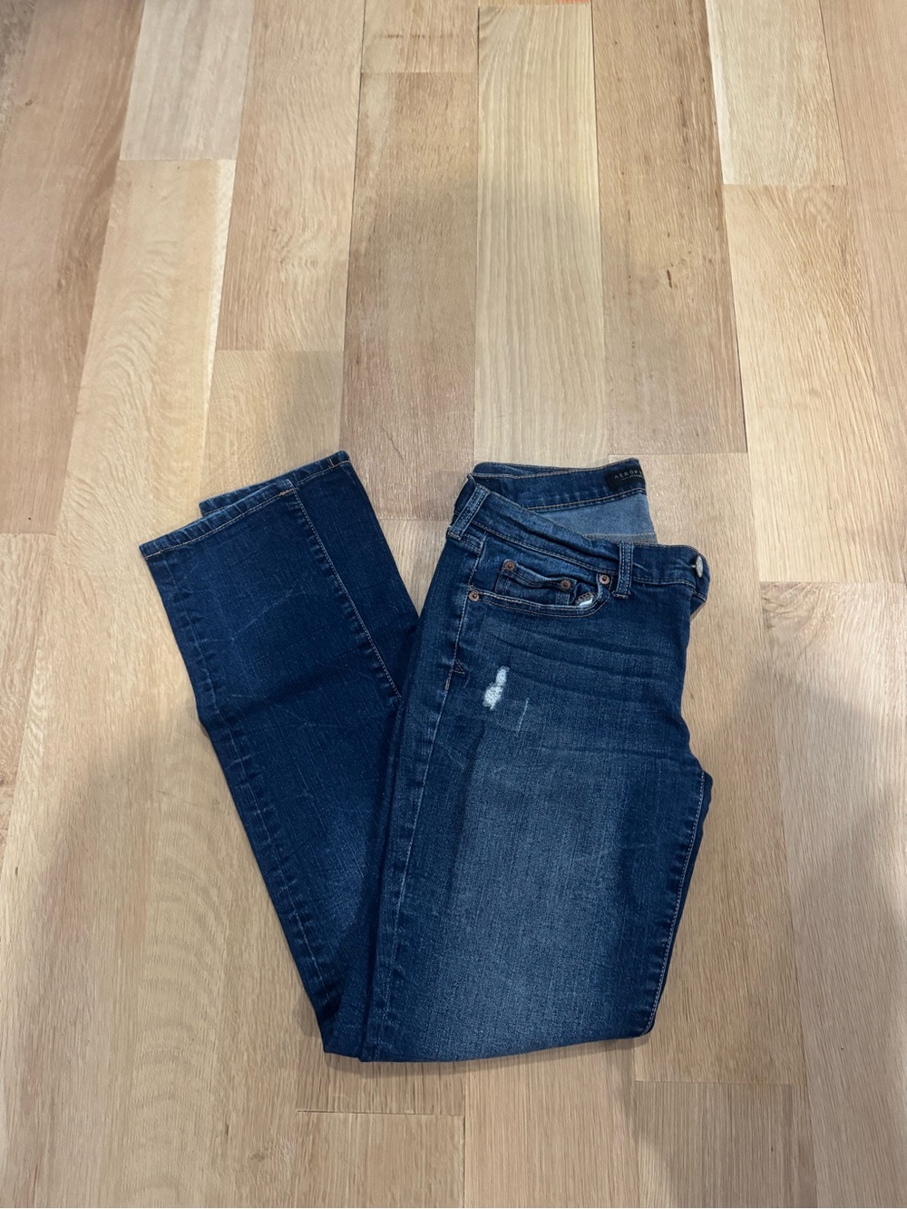 Aeropostale Women's Dark Blue Skinny Jeans